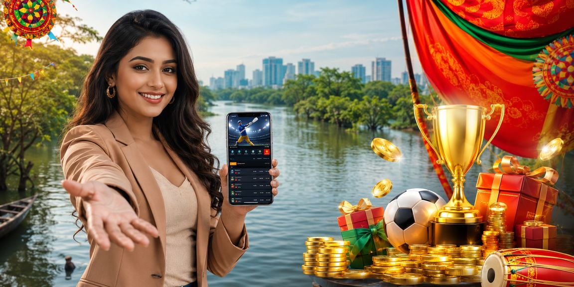 সিলেটে পহেলা বৈশাখে স্পোর্টস বেটিং বোনাস উপভোগ করছেন একজন তরুণ